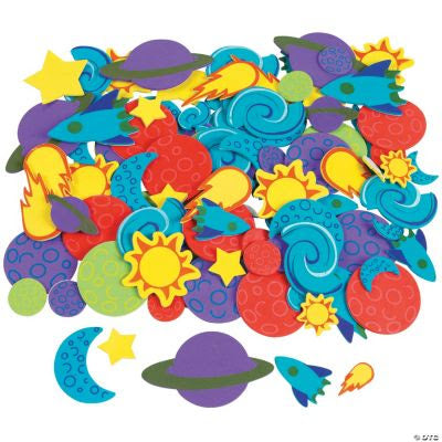 Foam Sticker Space Shapes