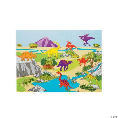 Dinosaur Sticker Scene