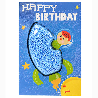 Happy Birthday Rocket Card