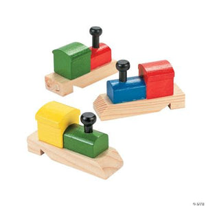 Wooden Train Shaped Whistle